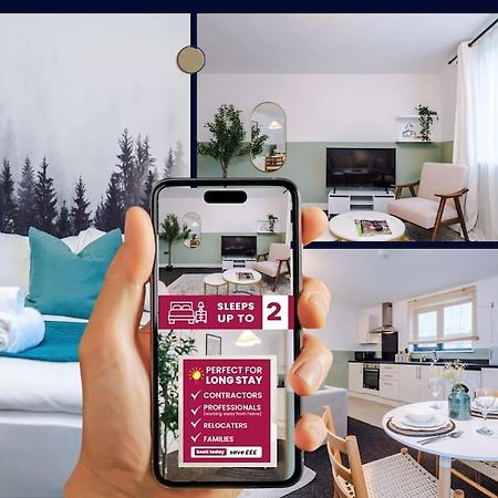 Cozy 1 Bedroom Apartment, Prime Location , Free Parking Manchester Bagian luar foto